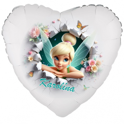 Balón Tinkerbell s menom